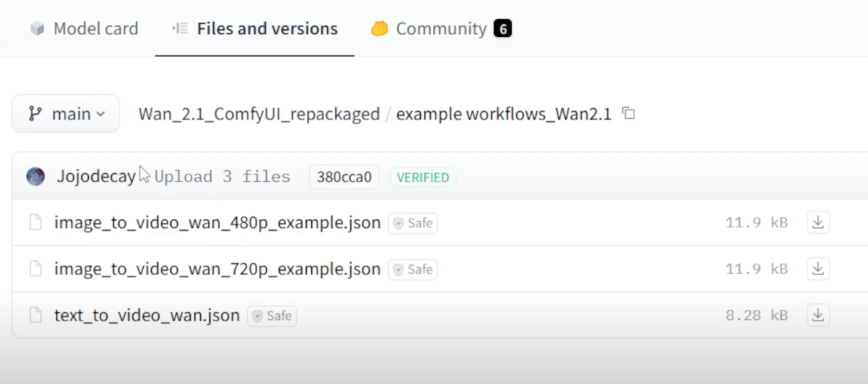 Wan 2.1ワークフロー