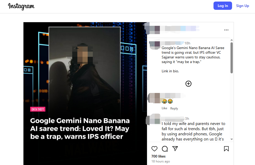 Google Gemini Nano Banana AI Saree Trend