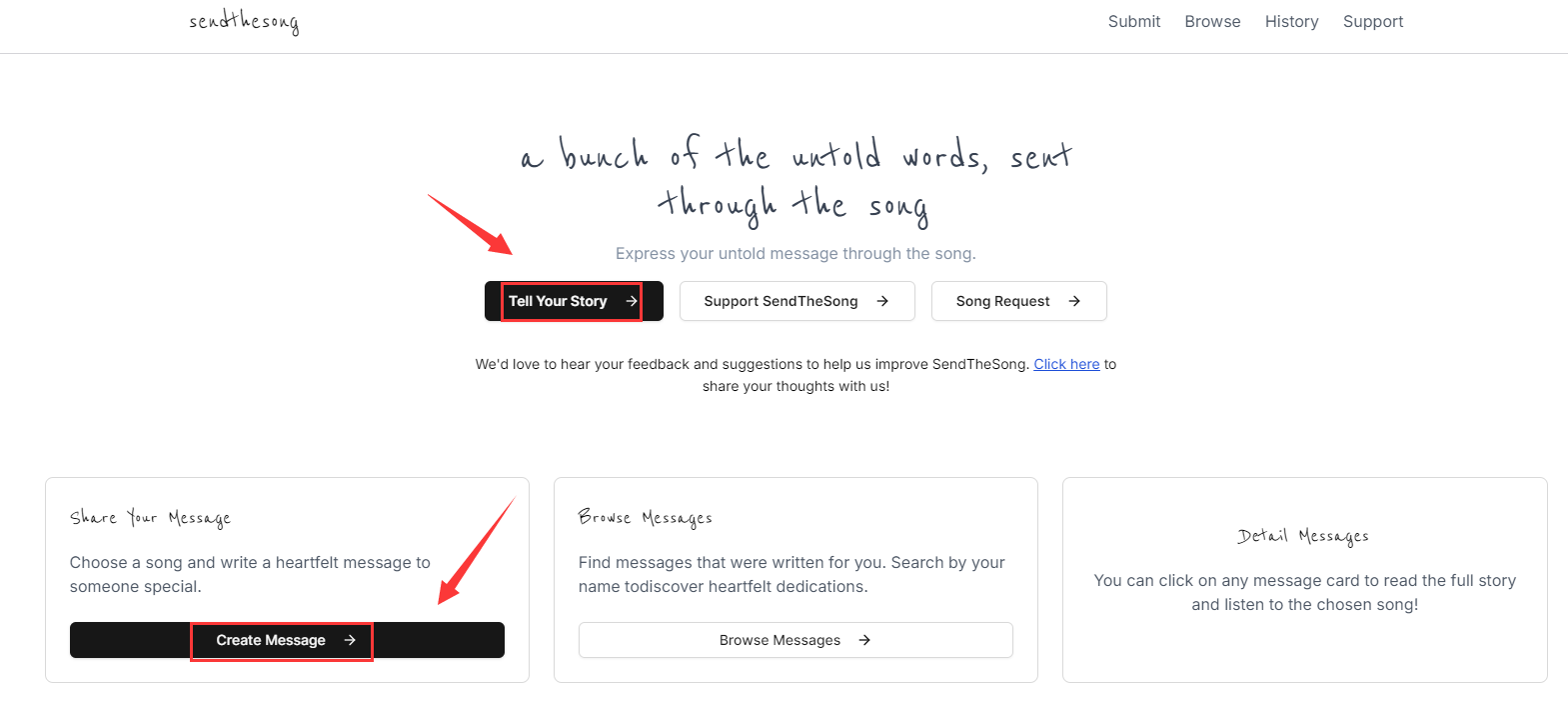 How to use send the song Express Your Emotions